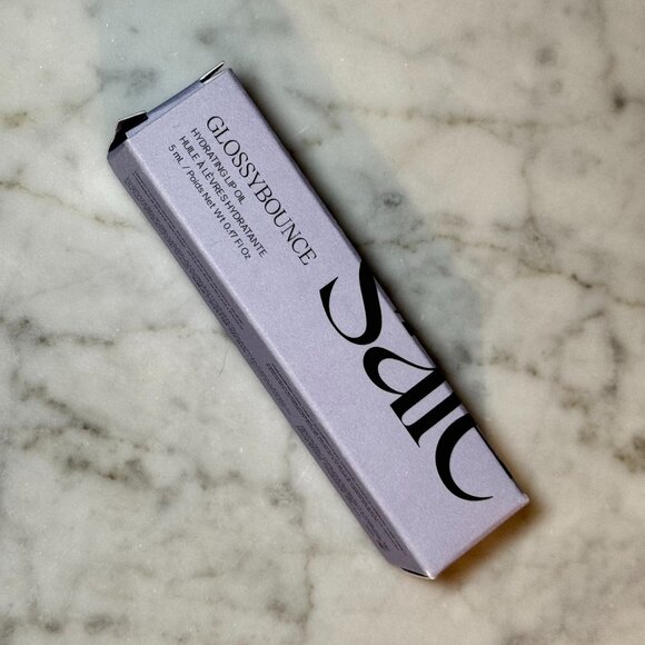 Saie Glossybounce High-Shine Hydrating Lip Gloss Oil | Kiss (clear) | NEW MAKEUP - Picture 3 of 5